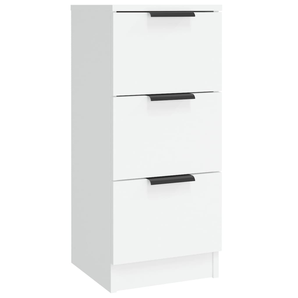 Credenze 3 pz Bianco in Legno Multistrato 3115836