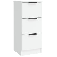 Credenze 3 pz Bianco in Legno Multistrato 3115836