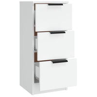 Credenze 3 pz Bianco in Legno Multistrato 3115836