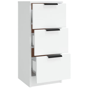 Credenze 3 pz Bianco in Legno Multistrato 3115836
