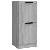 Credenze 3 pz Grigio Sonoma in Legno Multistrato cod mxl 77943
