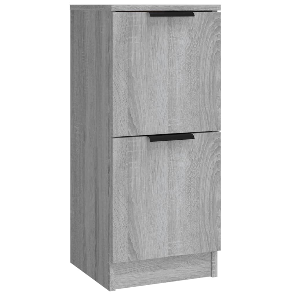 Credenze 3 pz Grigio Sonoma in Legno Multistrato 3115850