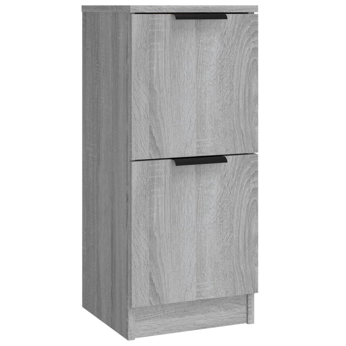 Credenze 3 pz Grigio Sonoma in Legno Multistrato 3115850