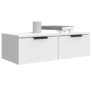 Mobili Pensili 2 pz Bianchi 68x30x20 cm Legno Multistrato 3115892