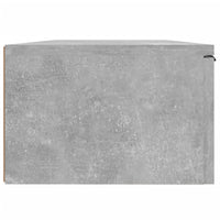 Mobili Pensili 2 pz Grigio Cemento 68x30x20cm Legno Multistrato 3115895