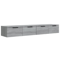 Mobili Pensili 2 pz Grigio Sonoma 68x30x20 cm Legno Multistrato 3115898