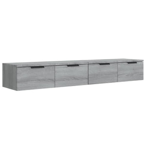 Mobili Pensili 2 pz Grigio Sonoma 68x30x20 cm Legno Multistrato 3115898