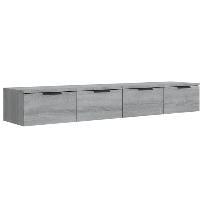 Mobili Pensili 2 pz Grigio Sonoma 68x30x20 cm Legno Multistrato 3115898