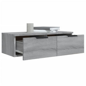 Mobili Pensili 2 pz Grigio Sonoma 68x30x20 cm Legno Multistrato 3115898