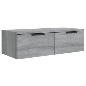 Mobili Pensili 2 pz Grigio Sonoma 68x30x20 cm Legno Multistrato 3115898