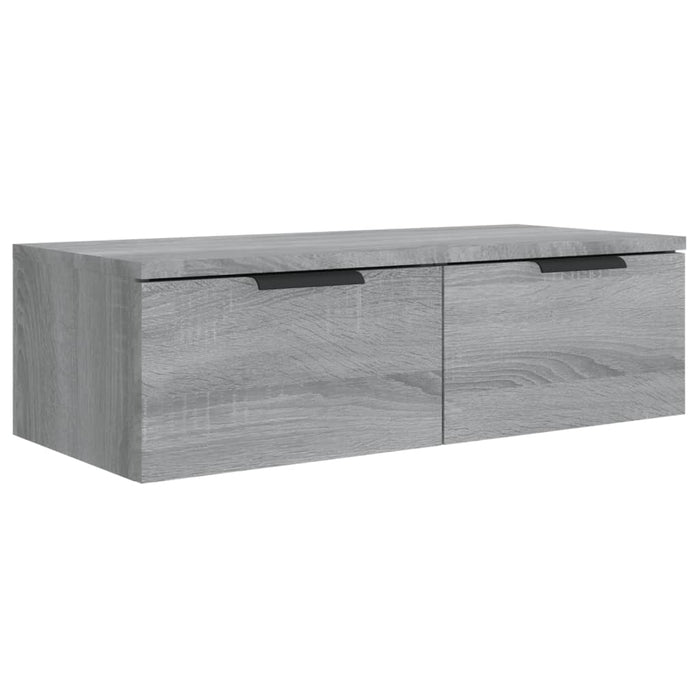 Mobili Pensili 2 pz Grigio Sonoma 68x30x20 cm Legno Multistrato 3115898