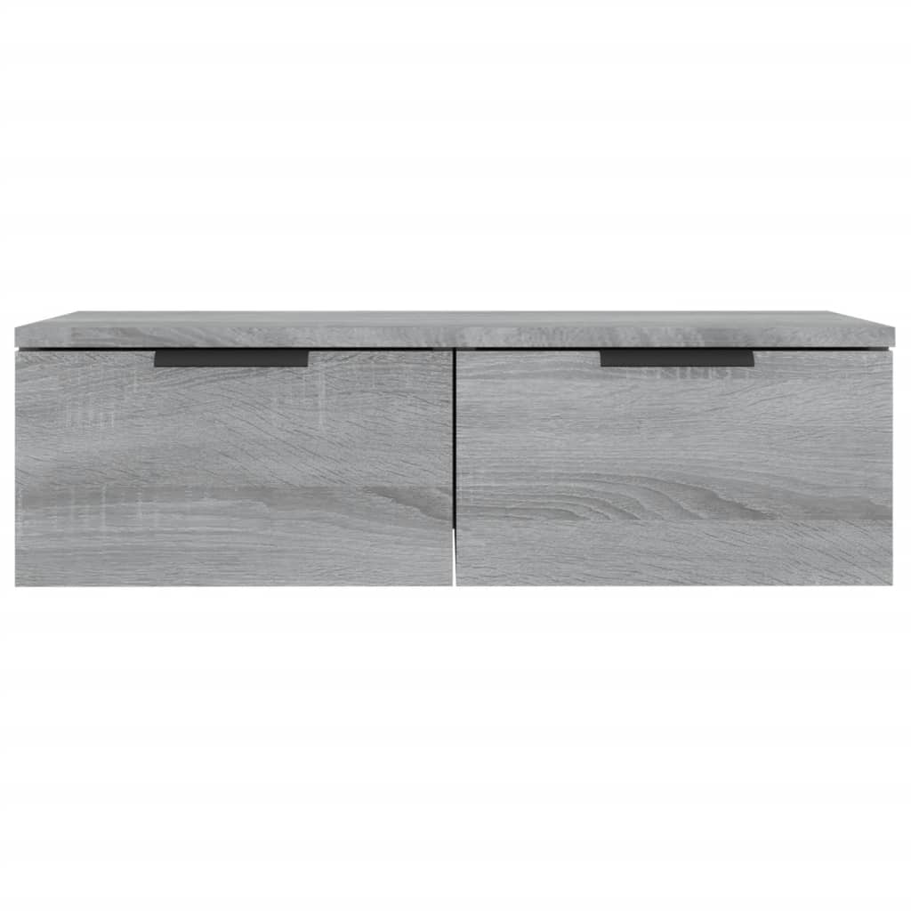 Mobili Pensili 2 pz Grigio Sonoma 68x30x20 cm Legno Multistrato 3115898