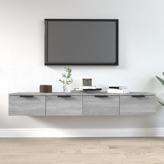 Mobili Pensili 2 pz Grigio Sonoma 68x30x20 cm Legno Multistrato 3115898