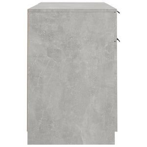 Scrivania con Mobile Laterale Grigio Cemento Legno Multistrato cod mxl 72337