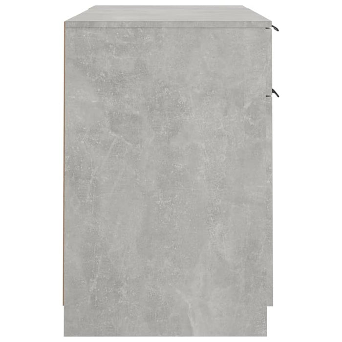 Scrivania con Mobile Laterale Grigio Cemento Legno Multistrato cod mxl 72337
