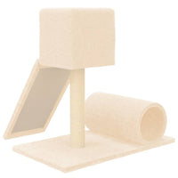 Albero per Gatti con Tiragraffi in Sisal Crema 59 cm cod mxl 20020