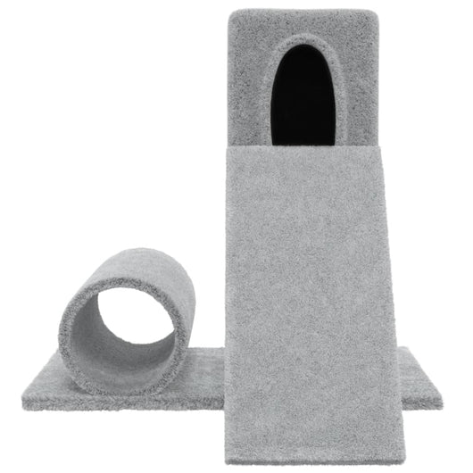 Tiragraffi per gatti Mobili per arrampicata su torre Raschietto per gatti Piattaforma da arrampicata con tiragraffi in sisal leggero 59 cm grigio 02_0022440