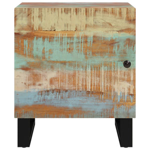 Comodino 40x33x46 cm in Legno Massello di Recupero 345212