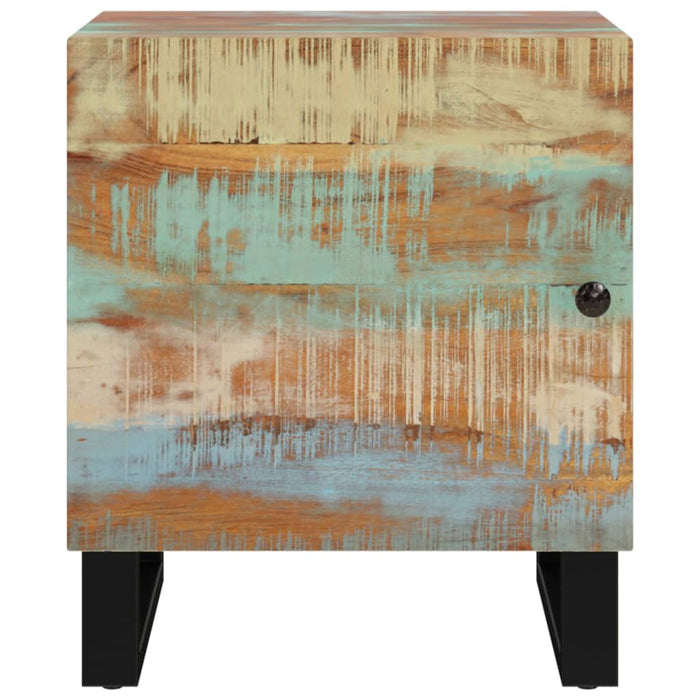 Comodino 40x33x46 cm in Legno Massello di Recupero 345212