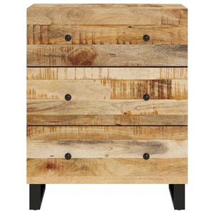 Credenza 60x33x75 cm in Legno Massello di Mango 345229