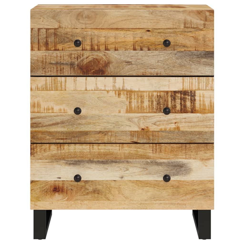 Credenza 60x33x75 cm in Legno Massello di Mango 345229