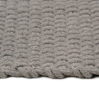 Tappeto Rettangolare Grigio 120x180 cm in Cotone 345121