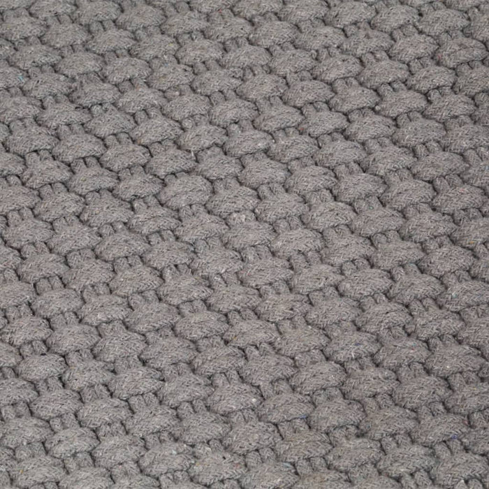 Tappeto Rettangolare Grigio 120x180 cm in Cotone cod mxl 64771