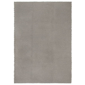 Tappeto Rettangolare Grigio 160x230 cm in Cotone