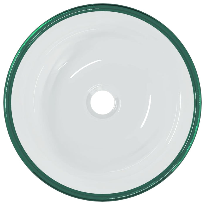 Lavandino in Vetro-Lavabo Temperato 35x12 cm Trasparente