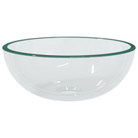 Lavandino in Vetro-Lavabo Temperato 30x12 cm Trasparente