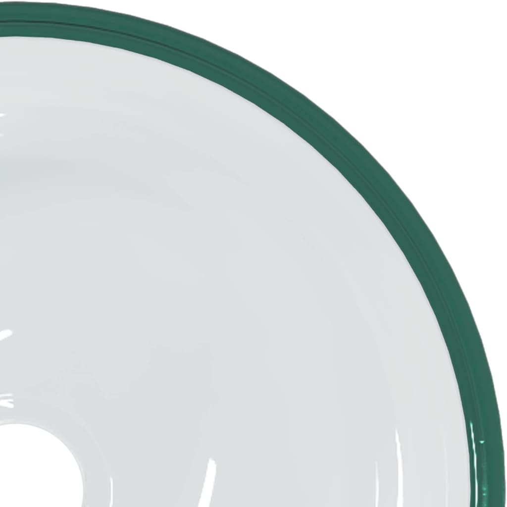 Lavandino in Vetro Temperato 30x12 cm Trasparente 345235