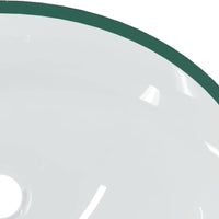 Lavandino in Vetro 50x37x14 cm Trasparente cod mxl 41858