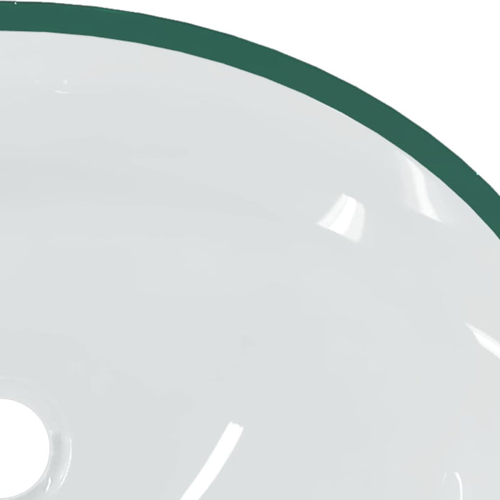 Lavandino in Vetro-Lavabo 50x37x14 cm Trasparente