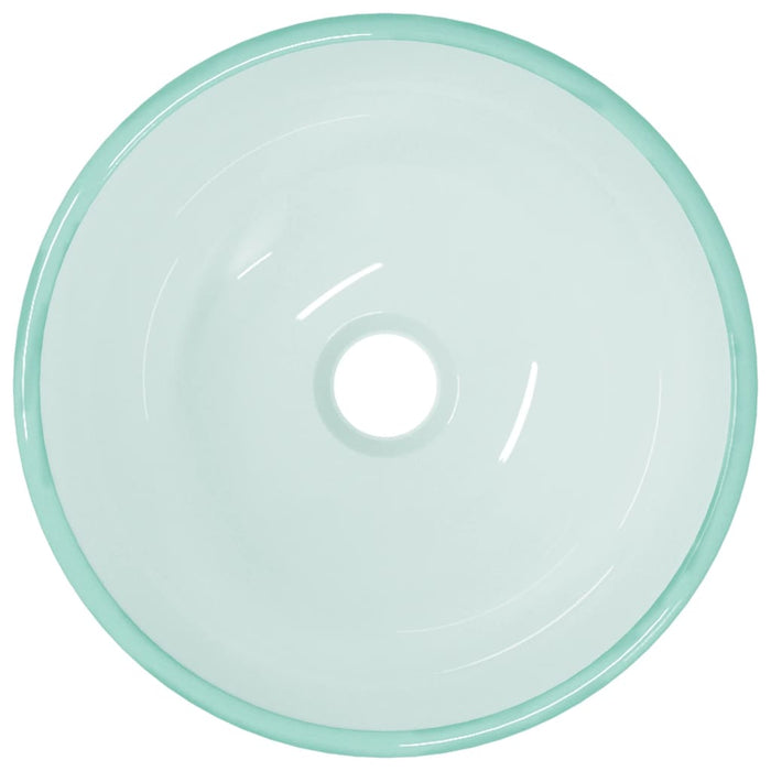 Lavandino in Vetro Temperato 30x12 cm Smerigliato cod mxl 51332