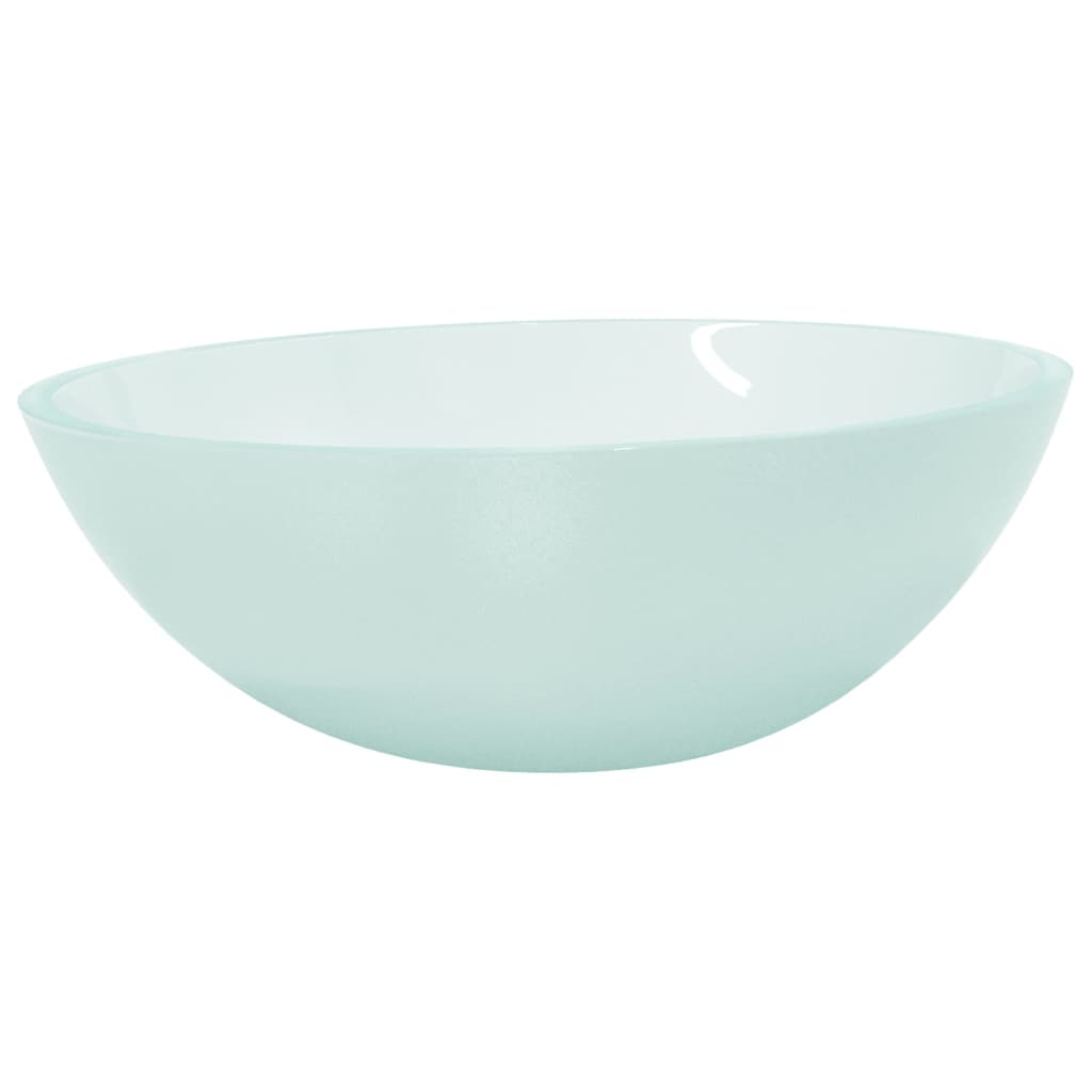 Lavandino in Vetro-Lavabo-Lavello 50x37x14 cm Smerigliato
