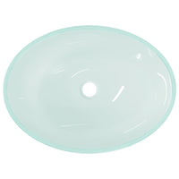 Lavandino in Vetro 50x37x14 cm Smerigliato cod mxl 44367