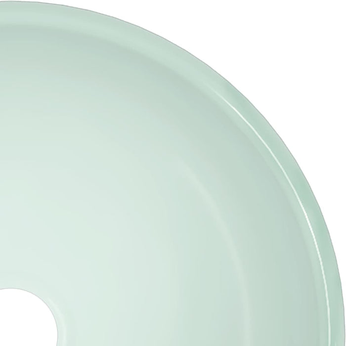 Lavandino in Vetro Temperato 30x12 cm Bianco cod mxl 48628