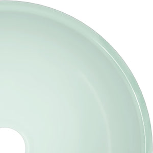 Lavandino in Vetro Temperato 30x12 cm Bianco 345253