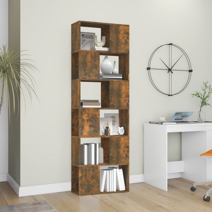 Libreria/Divisorio Rovere Fumo 60x24x186 cm cod mxl 18682