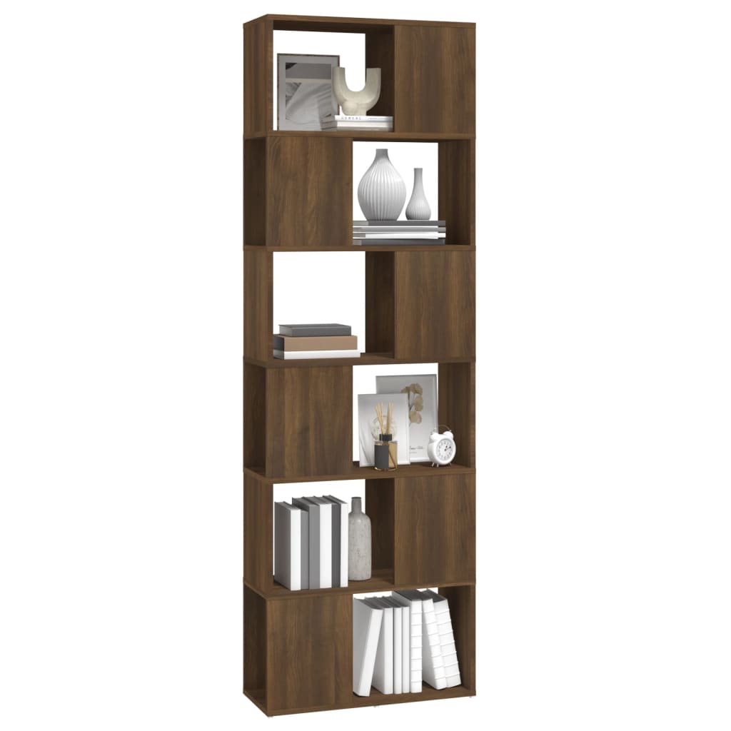 Libreria/Divisorio Rovere Marrone 60x24x186 cm 816034