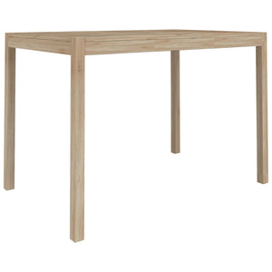 Tavolo da Pranzo 110x70x75 cm in Legno Massello di Acacia  cod mxl 20449