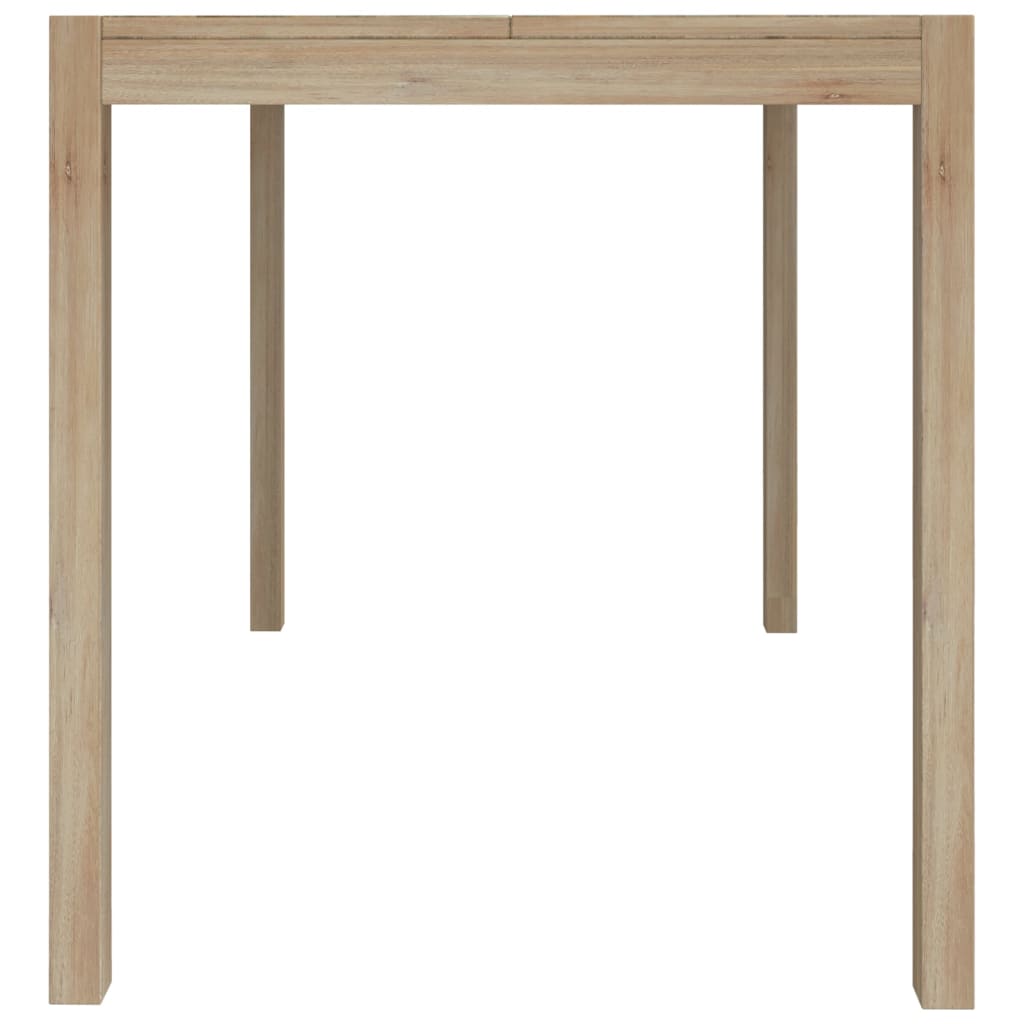 Tavolo da Pranzo 110x70x75 cm in Legno Massello di Acacia  cod mxl 20449