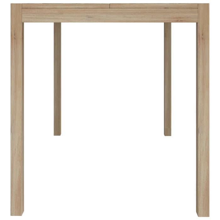Tavolo da Pranzo 110x70x75 cm in Legno Massello di Acacia  cod mxl 20449