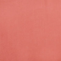 Poltrona con Schienale ad Ala con Poggiapiedi Rosa in Velluto