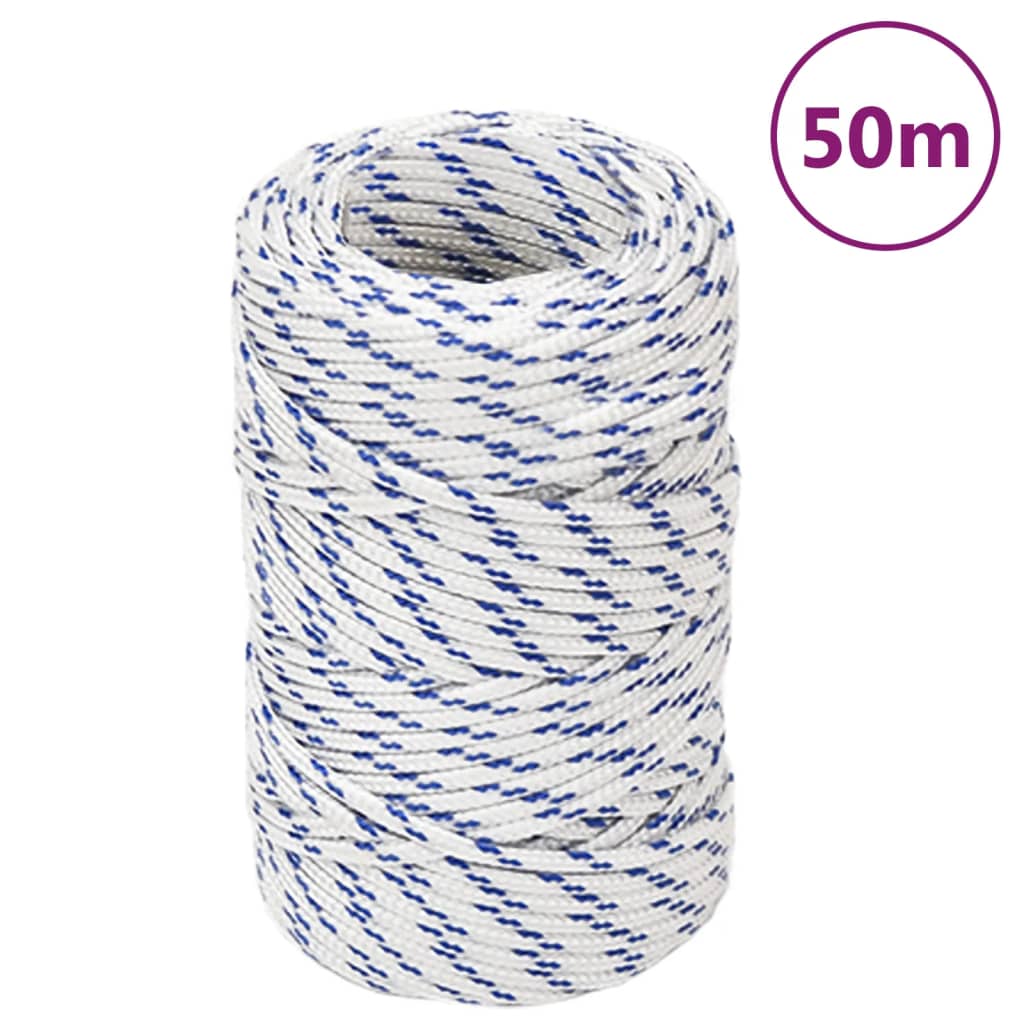 Corda per barca Bianca 2 mm 50 m in Polipropilene 152265