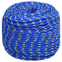 Corda per barca Blu 8 mm 50 m in Polipropilene 152449