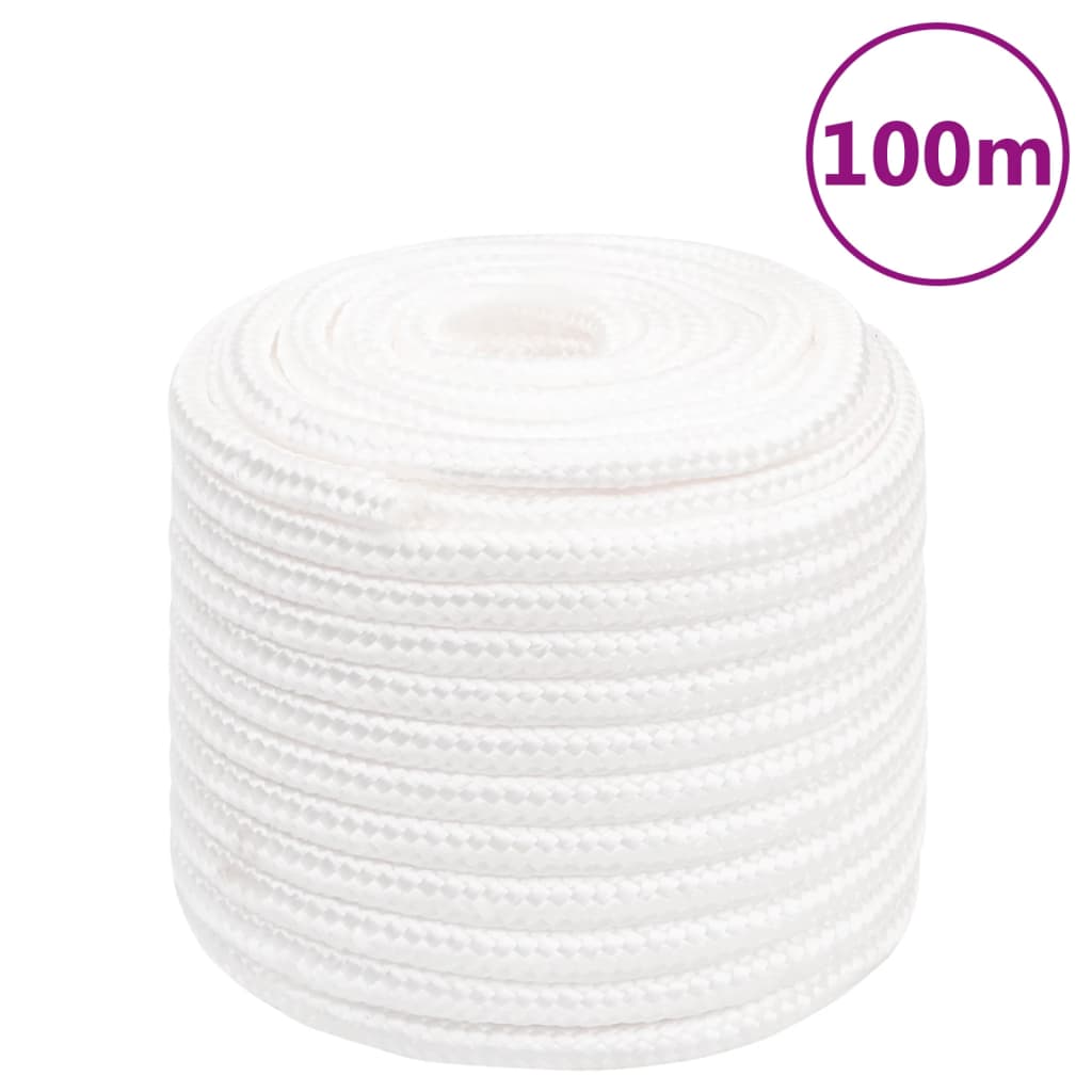Corda Nautica Completamente Bianca 18 mm 100 m in Polipropilenecod mxl 105653
