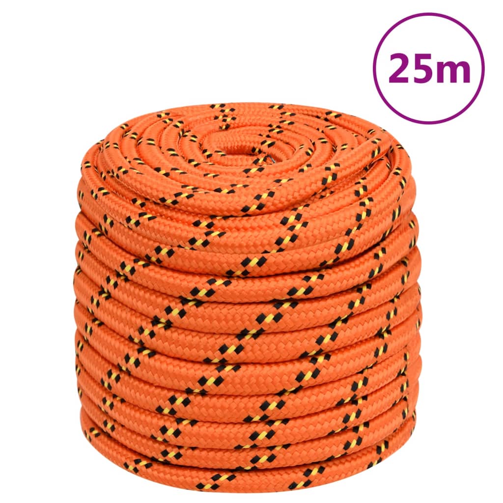 Corda Nautica Arancione 18 mm 25 m in Polipropilene cod mxl 45538
