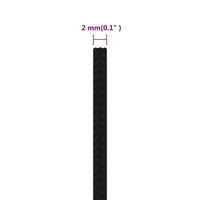 Corda da Lavoro Nera 2 mm 250 m in Poliestere 152795