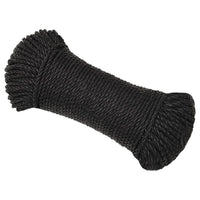 Corda da Lavoro Nera 3 mm 500 m in Polipropilene 153000